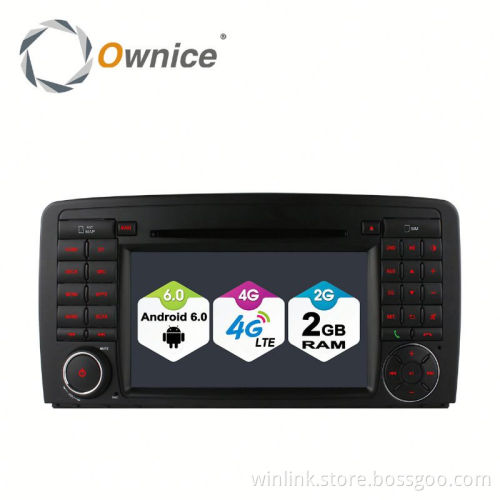 Ownice Android 6.0 touch screen Stereo mulitmedia car player for Benz R Class R350 with dvd wifi bluetooth GPS rds